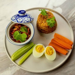 ข้าว น้ำพริกอ่องเห็ด