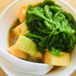 ลอดช่องวัดเจษแตงไทย พร้อมน้ำกะทิ