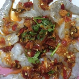 กุ้งแช่น้ำปลา