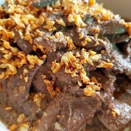 ข้าวตับทอดกระเทียม