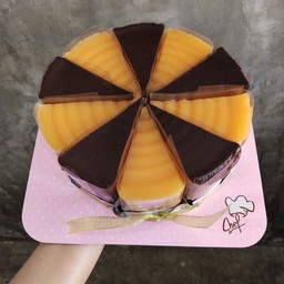 เค้กช็อคโกแลต + ส้มหน้านิ่ม (2ปอนด์)