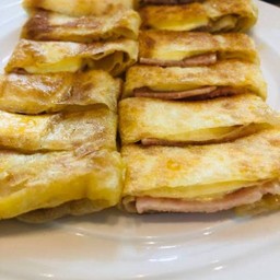 โรตีแฮมไก่ชีส
