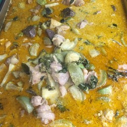 แกงเขียวหวาน ไก่มะเขือเปราะ+มะเขือพวง