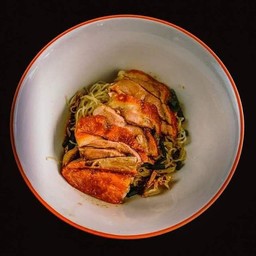 บะหมี่แห้ง เป็ดย่าง แห้ง