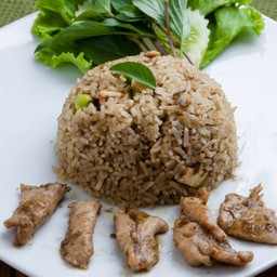 ข้าวผัดแกงเขียวหวาน