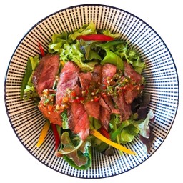 Spicy Rib Eye Salad