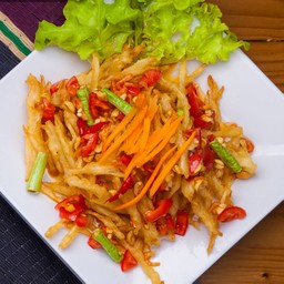 ส้มตำทอด