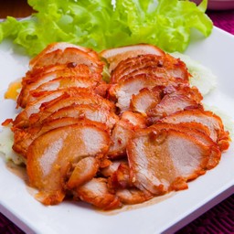 หมูแดงสับ