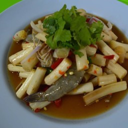 ส้มตำไหลบัวกุ้งสด