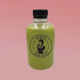 ชาเขียวนม ขวด