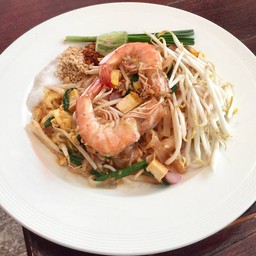 ผัดไทยกุ้งสด