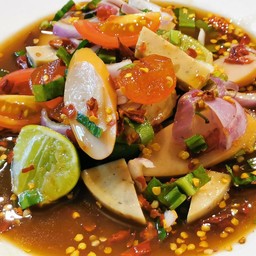 ยำปลาร้าแซ่บ + ยำแซ่บเวอร์