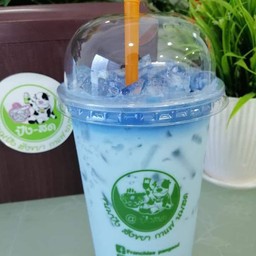 อัญชันนมสด