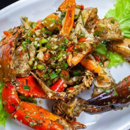 ปูผัดพริกเกลือ 2,500฿/Kg