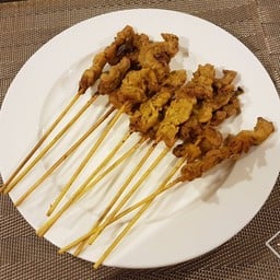 หมูสะเต๊ะ (10 ไม้ : 60 บาท)
