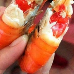 กุ้งหัวมันแก้วเผา ครึ่งกิโล