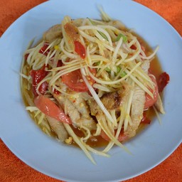 ส้มตำคอหมู