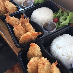 ข้าวกุ้งทอด