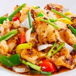 ได่ผัดพริกไทดำ