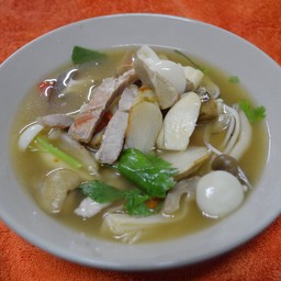 ต้มเห็ด+หมูย่าง