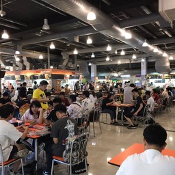 บรรยากาศในศูนย์อาหาร เมก้า พลาซ่า ชั้น.6 สะอาด อาหารอร่อย ถูกหลักอนามัย