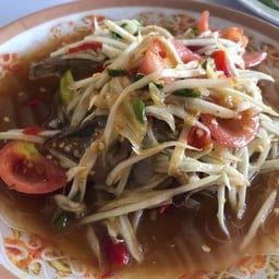 ส้มตำกุ้งสด ปลาร้า-ไทย