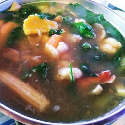 แกงเลียงกุ้งสด