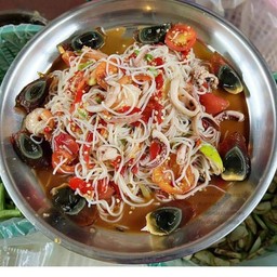 ตำชั่วทะเลใข่เยี่ยวม้าปลาร้า