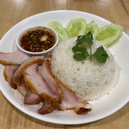 ข้าวหน้าคอหมูย่าง