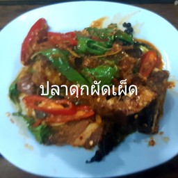 ปลาดุกผัดเผ็ด