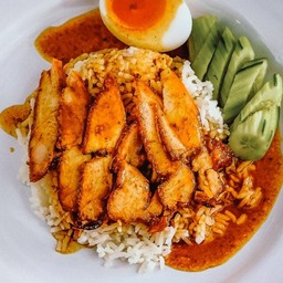 ข้าวหมูแดง ไข่