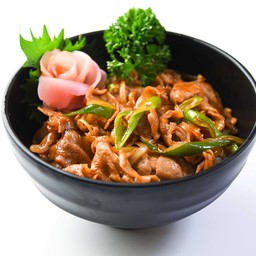 ข้าวหน้าหมูผัดซีอิ้ว