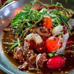 นัวไข่แดง + กุ้ง +หอยแครง