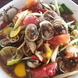 ตำหอยแครง