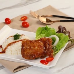 Crispy Chicken Rice ข้าวไก่กรอบ