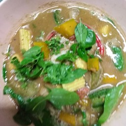 แกงเลียงกุ้งสด