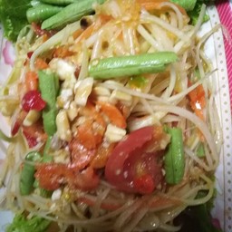 ส้มตำไทยไข่เค็ม