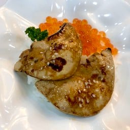ข้าวหน้าฟรัวกราส์+ไข่ปลาแซลมอน