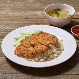 ข้าวมันไก่ทอด