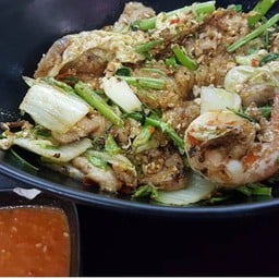 สุกี้แห้ง ทะเล
