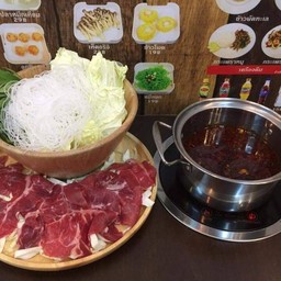 ชุดเนื้อ迷你牛肉火鍋