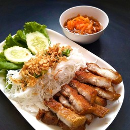 เส้นหมี่หมูทอด ชุดใหญ่