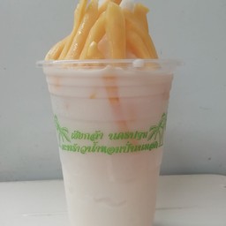 มะพร้าวปั่นขนุนนมสด