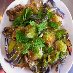 ปูม้าแช่น้ำปลา