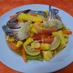 ตำข้าวโพดปูม้า.