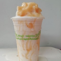 มะพร้าวปั่นคาลาเมลนมสด