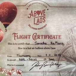 Above Laos Ballooning Adventure