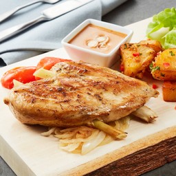 สเต็กอกไก่ย่างตะไคร้