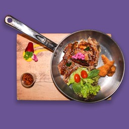 สเต็กพอร์คช็อพ ซอสแจ่ว (น้ำหนัก475 กรัม)