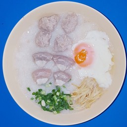 โจ๊กหมู+ไส้อ่อน